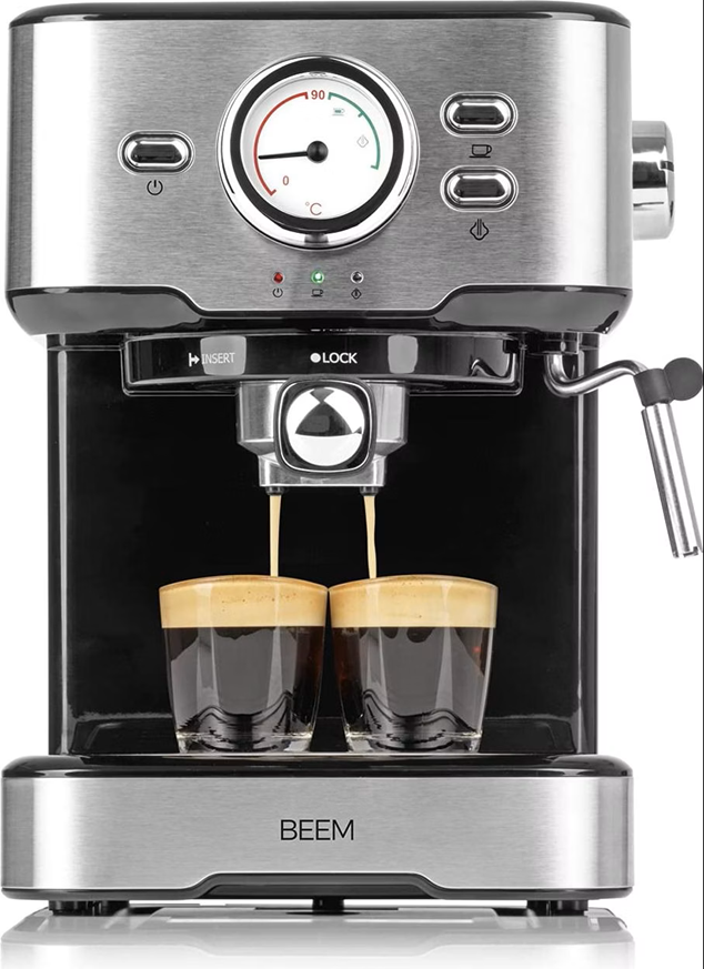 اسپرسوساز بیم BEEM ESPRESSO-SELECT ساخت آلمان | اسپرسو و کاپوچینوی حرفه‌ای در خانه