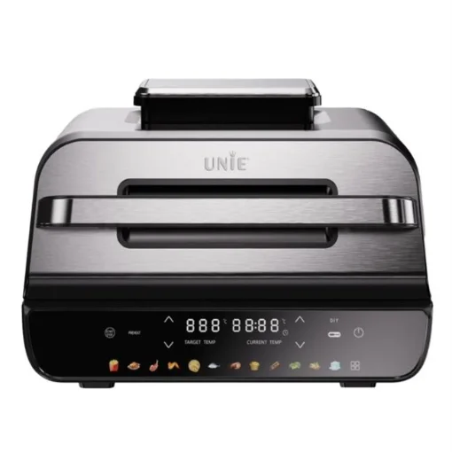 سرخ‌کن و گریل یونی مدل US-888 با ظرفیت 5 لیتر و بدنه استیل ضد زنگ
