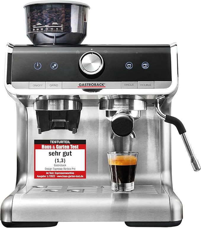 اسپرسوساز گاستروبک مدل 42616 Barista Pro | آسیاب قهوه مخروطی، پمپ ULKA ایتالیا 15 بار، PID دیجیتال